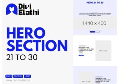 Divi Elathi - Hero Section 21 to 30