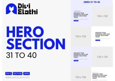 Divi Elathi - Hero Section 31 to 40