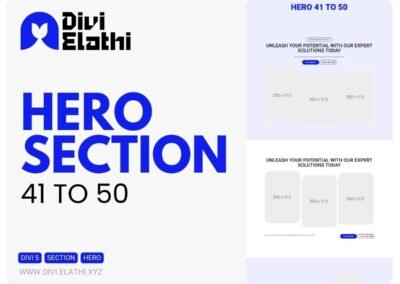 Divi Elathi - Hero Section 41 to 50