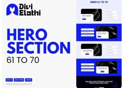 Divi Elathi - Hero Section 61 to 70