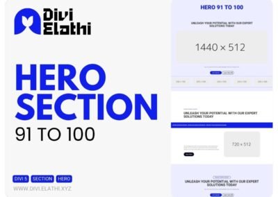 Divi Elathi - Hero Section 91 to 100