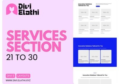 Divi Elathi - Services Section 21 to 30