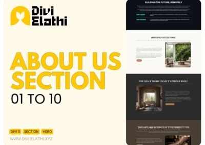 Divi Elathi - About us Section 1 to 10