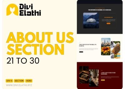 Divi Elathi - About us Section 21 to 30