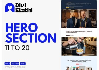 Divi Elathi - Hero Section 11 to 20