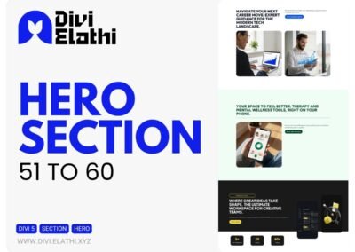 Divi Elathi - Hero Section 51 to 60
