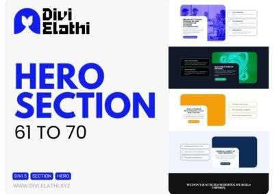 Divi Elathi - Hero Section 61 to 70