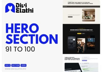 Divi Elathi - Hero Section 91 to 100
