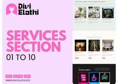 Divi Elathi - Services Section 1 to 10