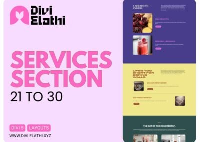 Divi Elathi - Services Section 21 to 30