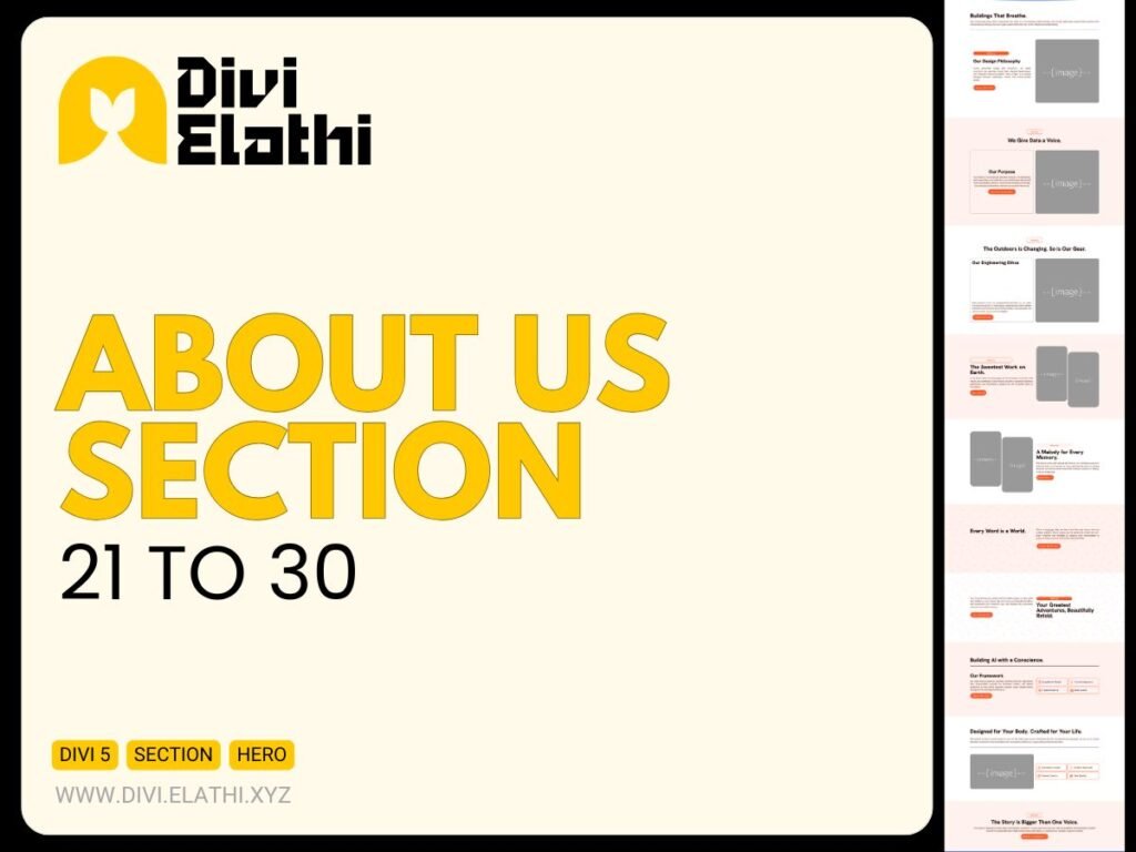 Divi Elathi - About us Section 21 to 30