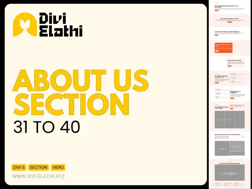 Divi Elathi - About us Section 31 to 40