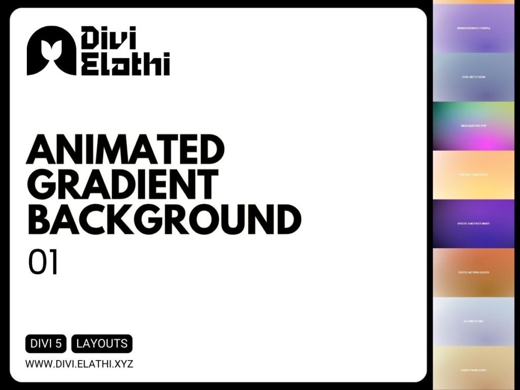 Divi Elathi - Animated Gradient Background 01