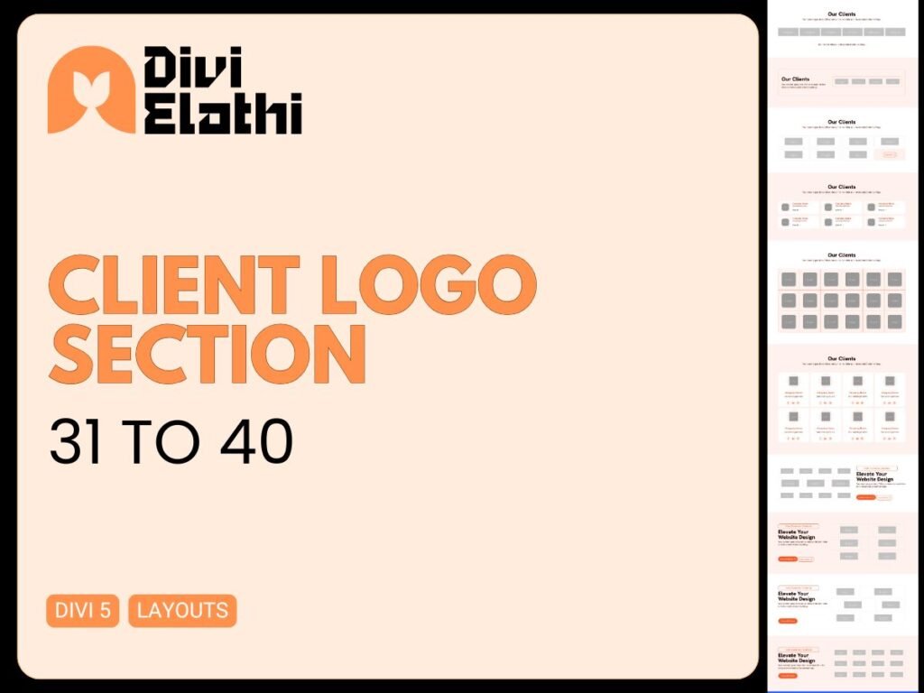 Divi Elathi Client Logo Section 31 to 40