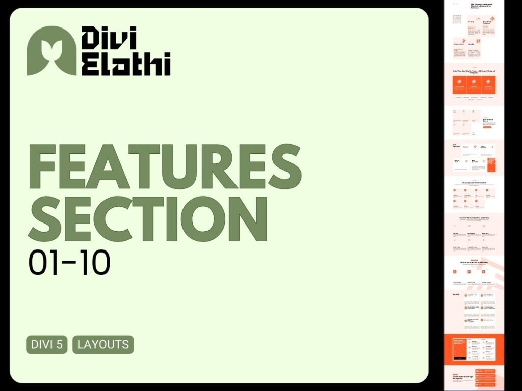 Divi Elathi Features Section 01 to 10