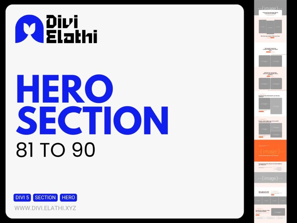 Divi Elathi - Hero Section 81 to 90