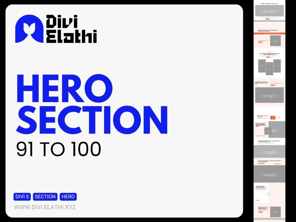 Divi Elathi - Hero Section 91 to 100