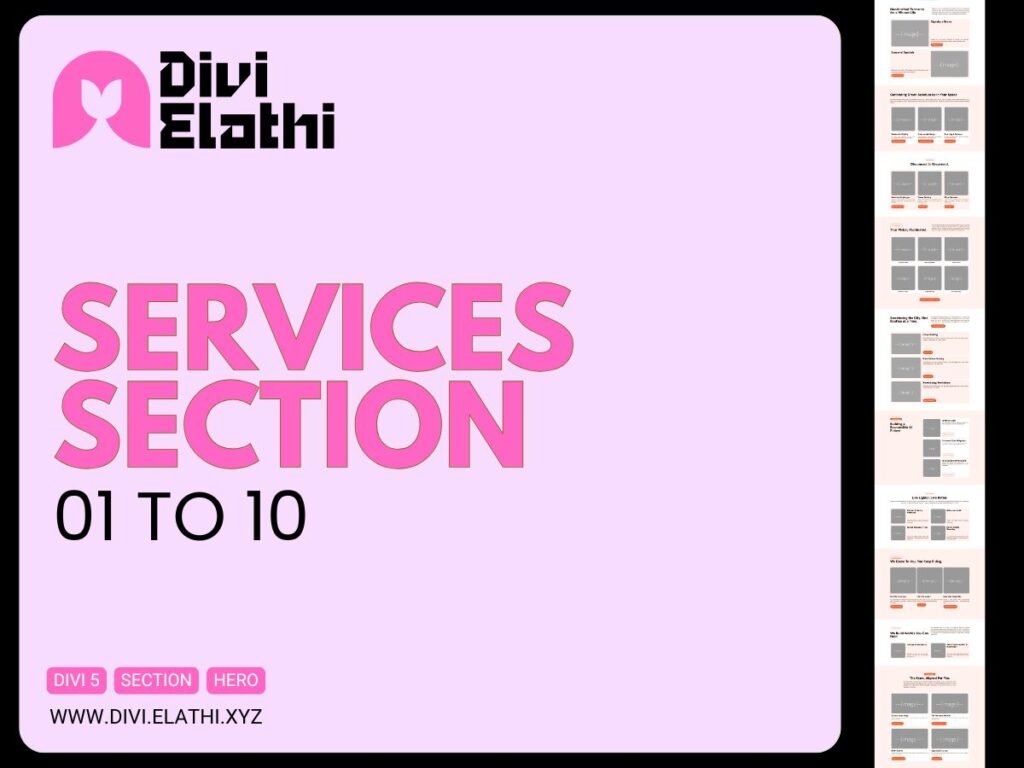 Divi Elathi - Services Section 1 to 10