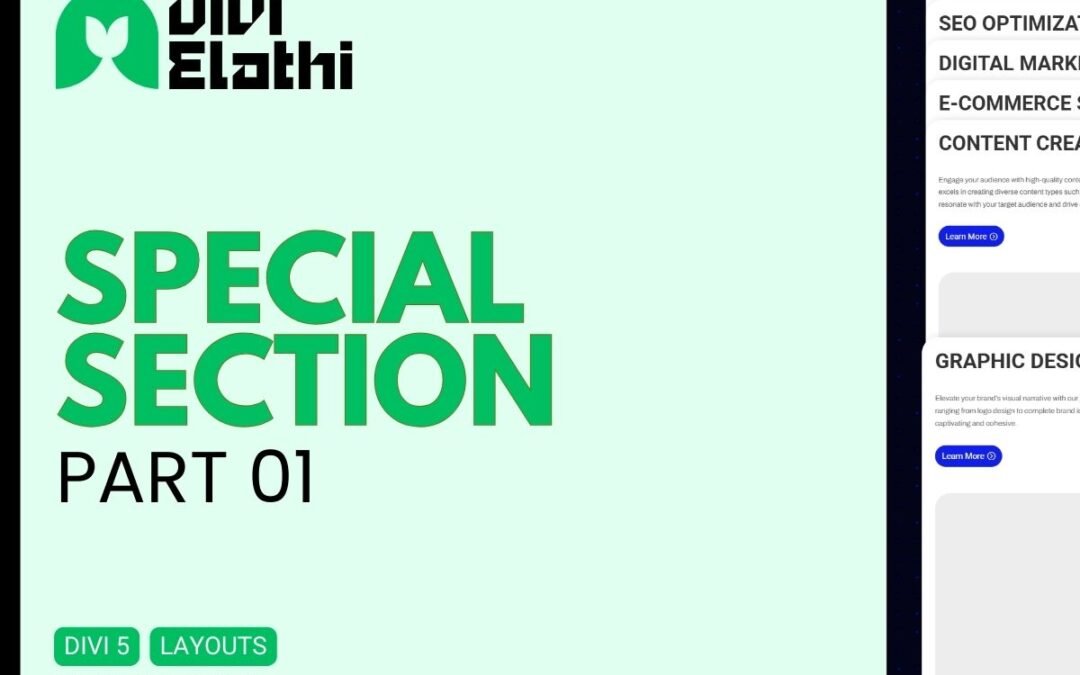 Special Sections Part 01