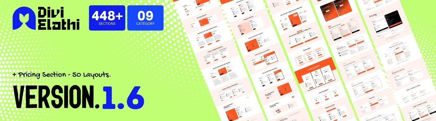 Divi Elathi Premade Sections Kit v1.6 (changelog)
