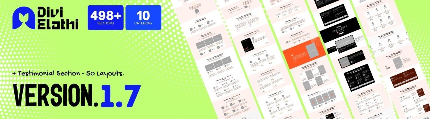 Divi Elathi Premade Sections Kit v1.7