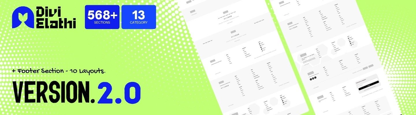 Divi Elathi Premade Sections Kit v2.0